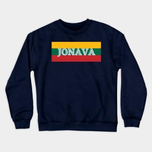 Jonava City in Lithuania Crewneck Sweatshirt